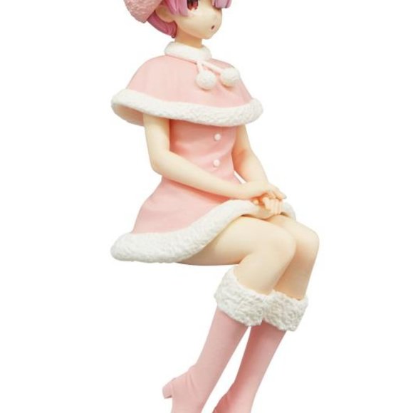 NEW Re:Zero Rem Ram Noodle Stopper Figure Snow Princess Set of 2 Japan FuRyu - Picture 7 of 10